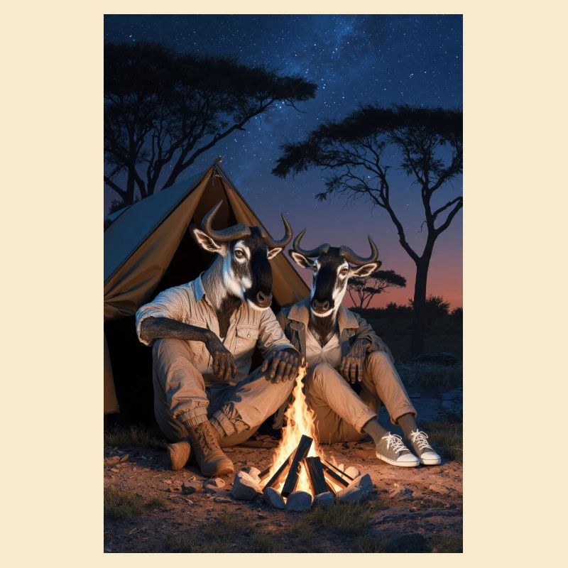 Wildebeest Humanoid Pair