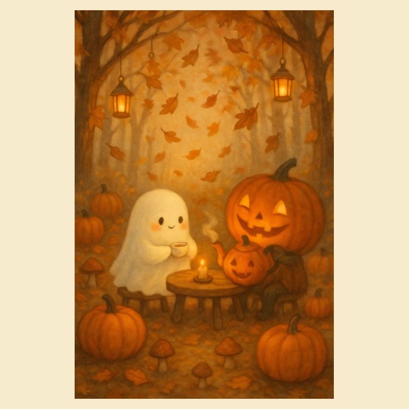 Autumn Ghost for Halloween