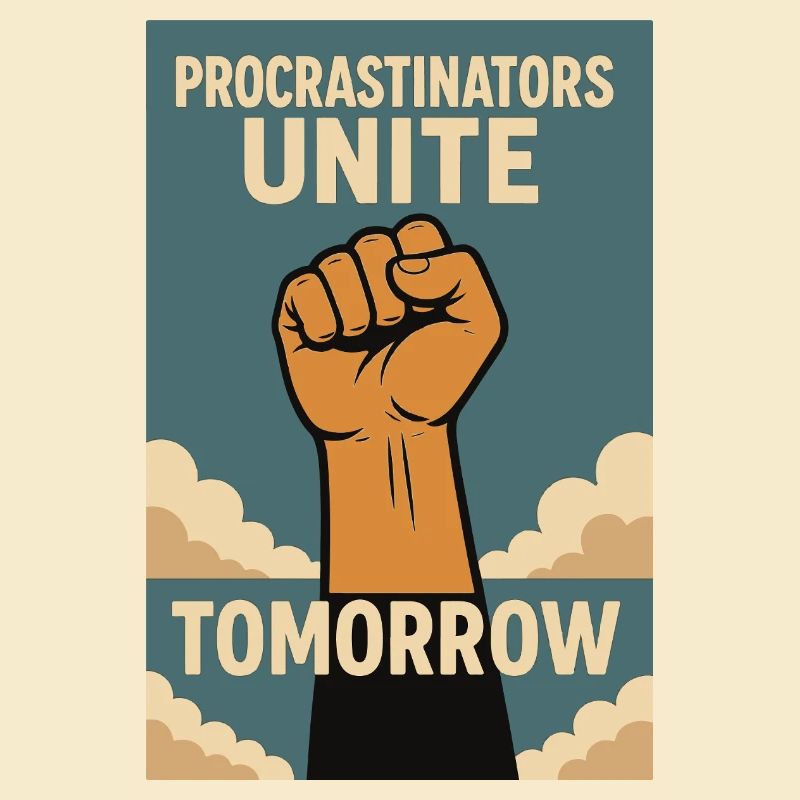 Prokrastinierer,Procrastinators Unite, Tomorrow 