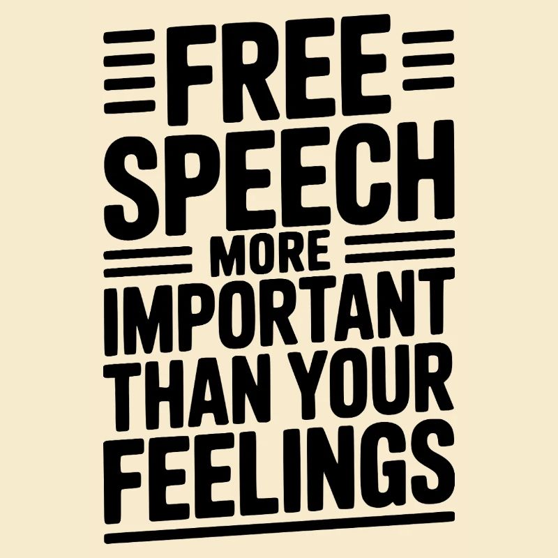 La liberté d’expression est plus importante que les sentiments