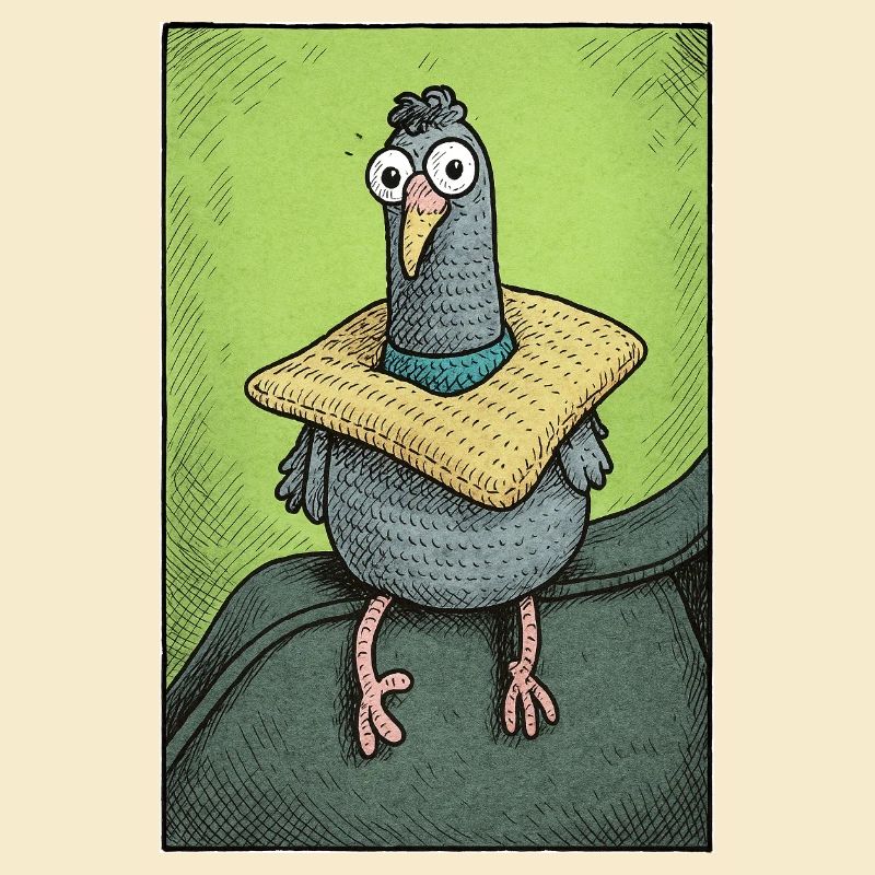 Sir Gurrington sits
