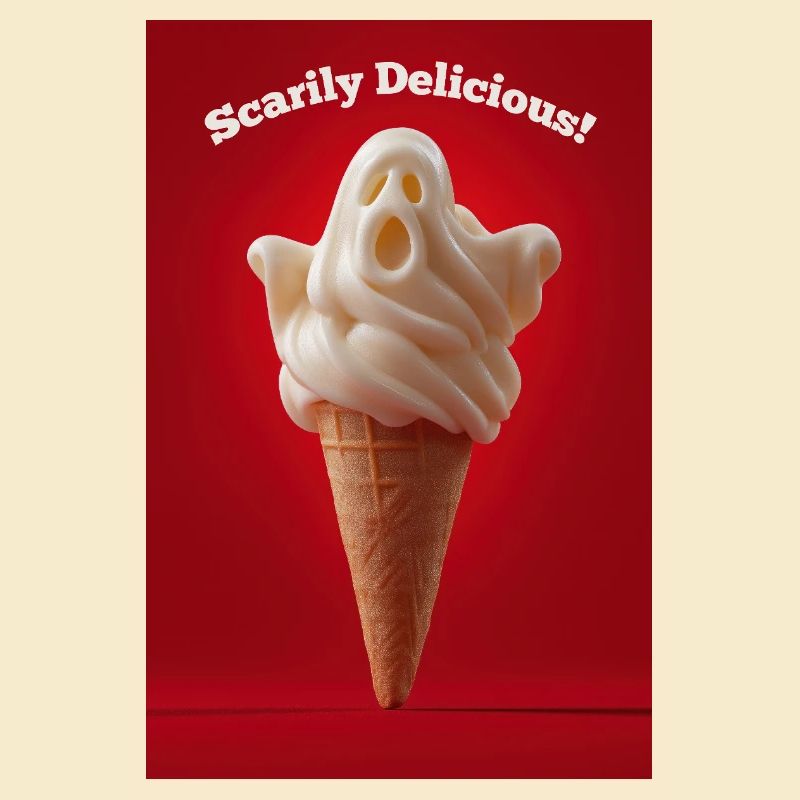 Ghost IceCream Scarily Delicious