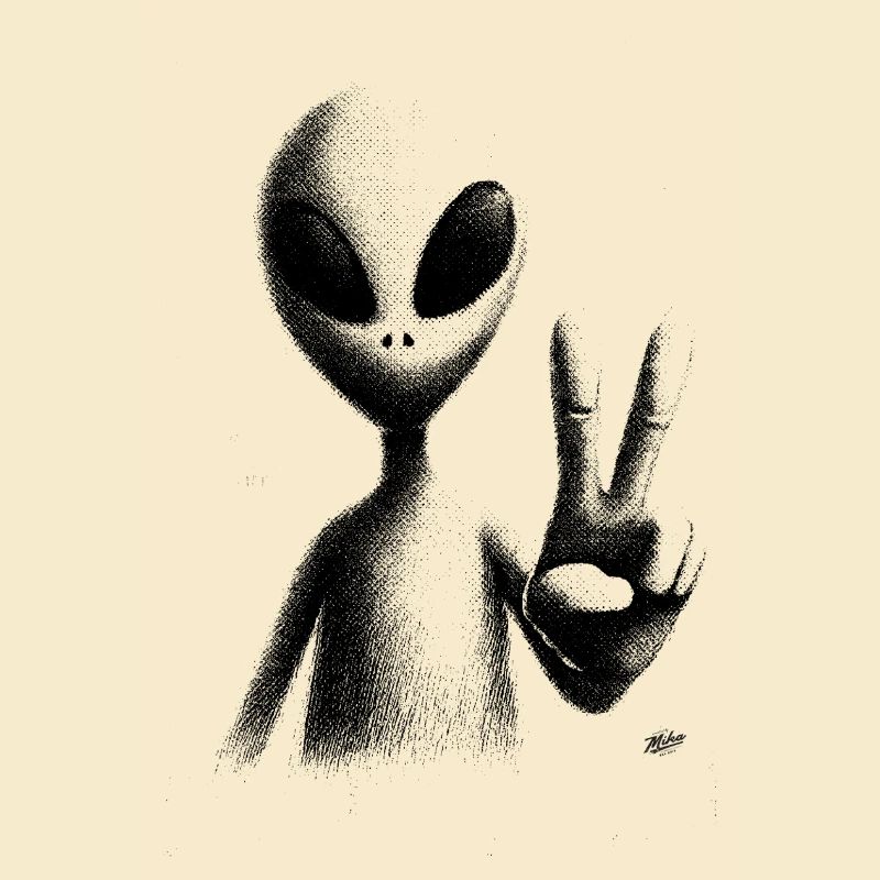 Geste de paix extraterrestre