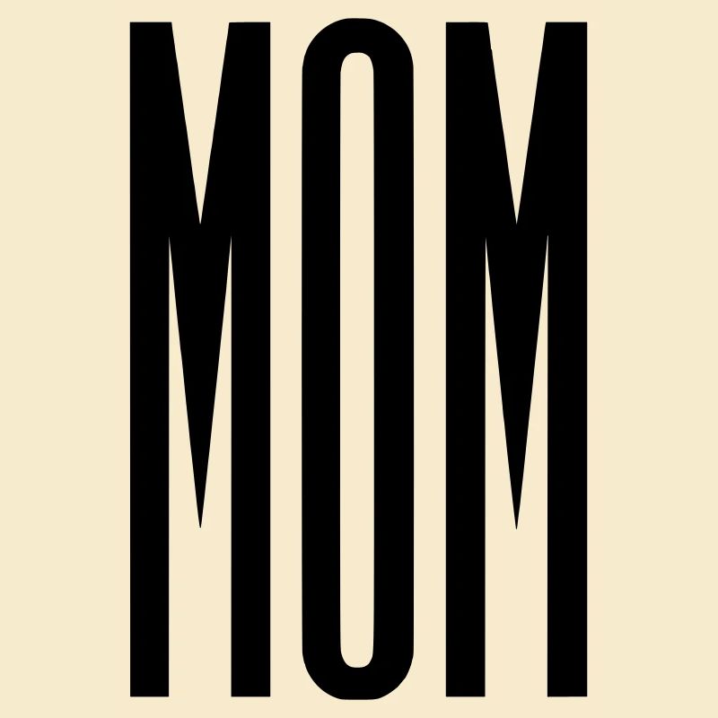 Typographie moderne pour les mamans et les mamans