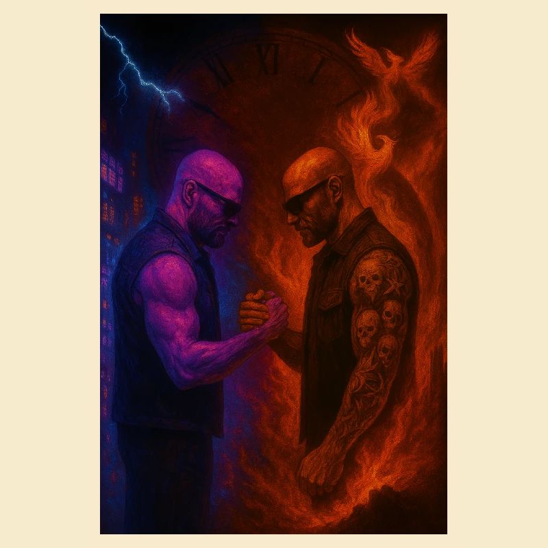 Feuer gegen Eis Duell der Elemente