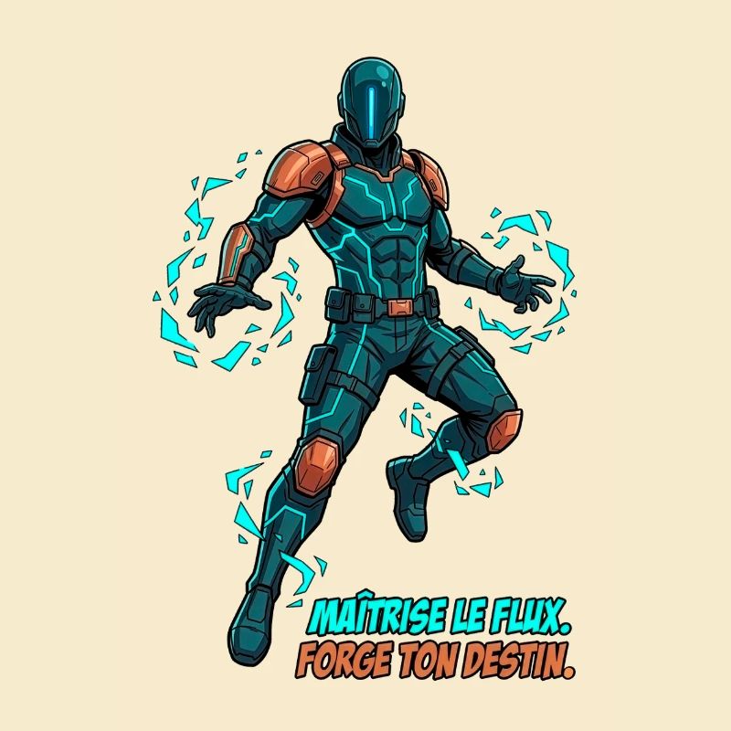 Cyberpunk Hero – Comic-Illustration