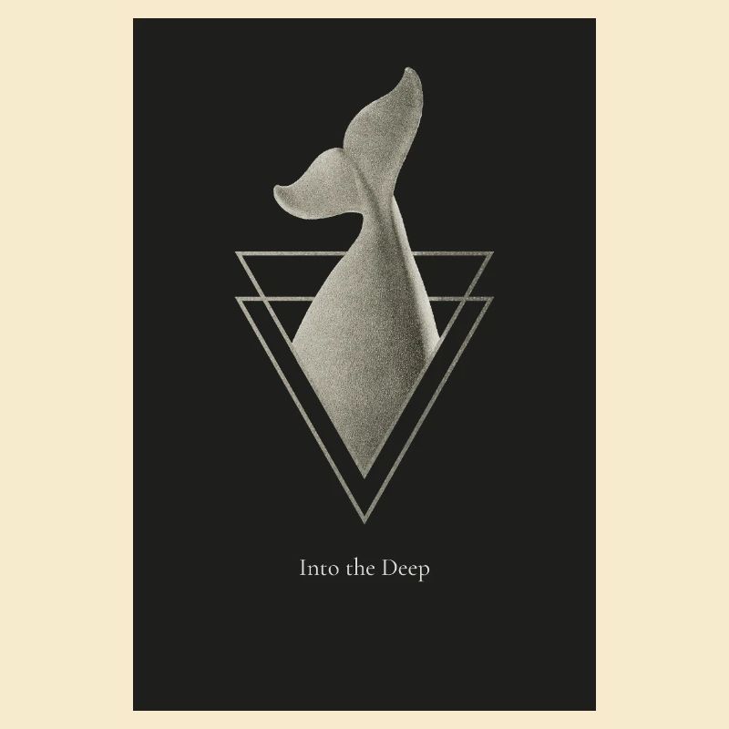 Into the Deep – Wal Poster Minimal Art
