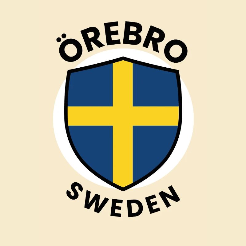 Drapeau du Bouclier d’Örebro Suède