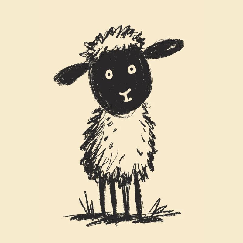 Mouton Doodle Doodle duveteux