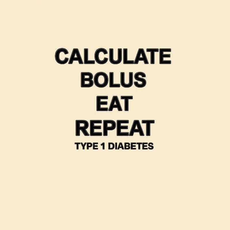 Calculer Bolus Manger Répéter Noir - Diabète de type 1