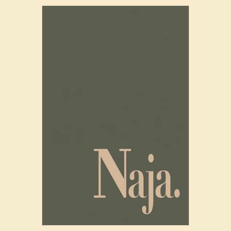 Modern minimal poster – well.