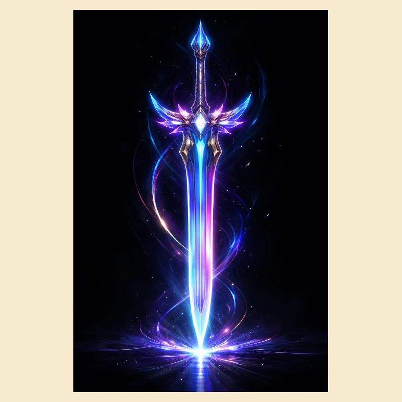 Neon-Astralschwert