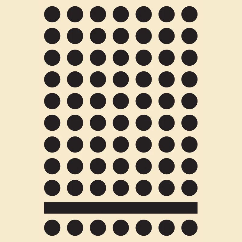 Monochrome Dot Grid Pattern