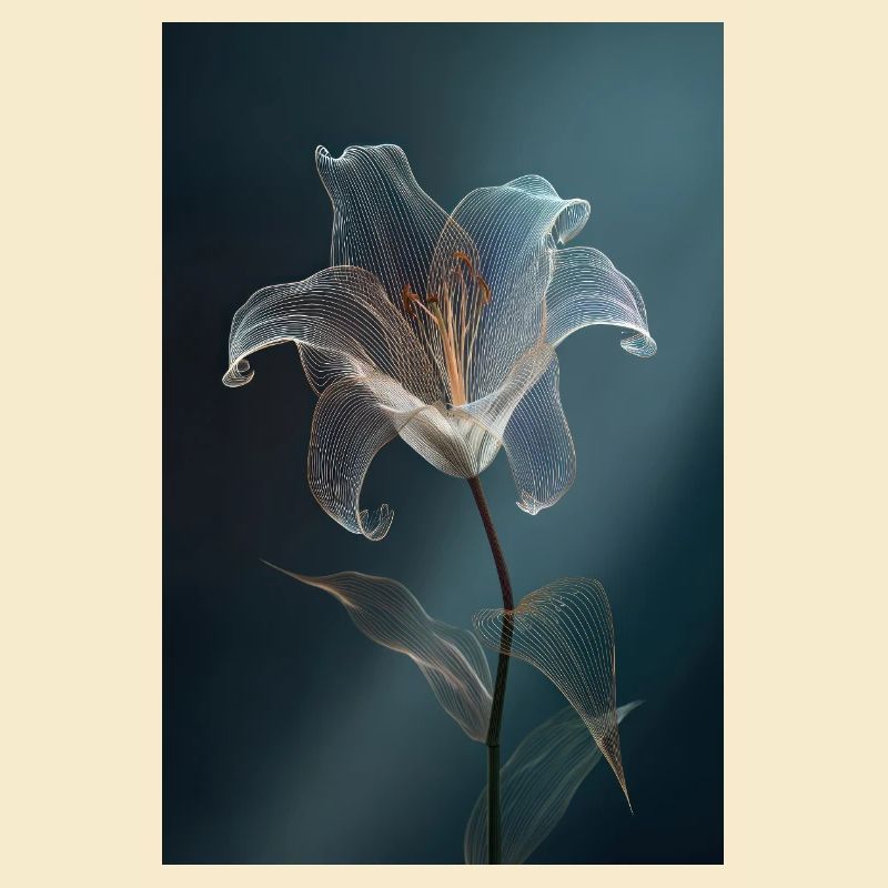 Luminous Wireflower Bloom