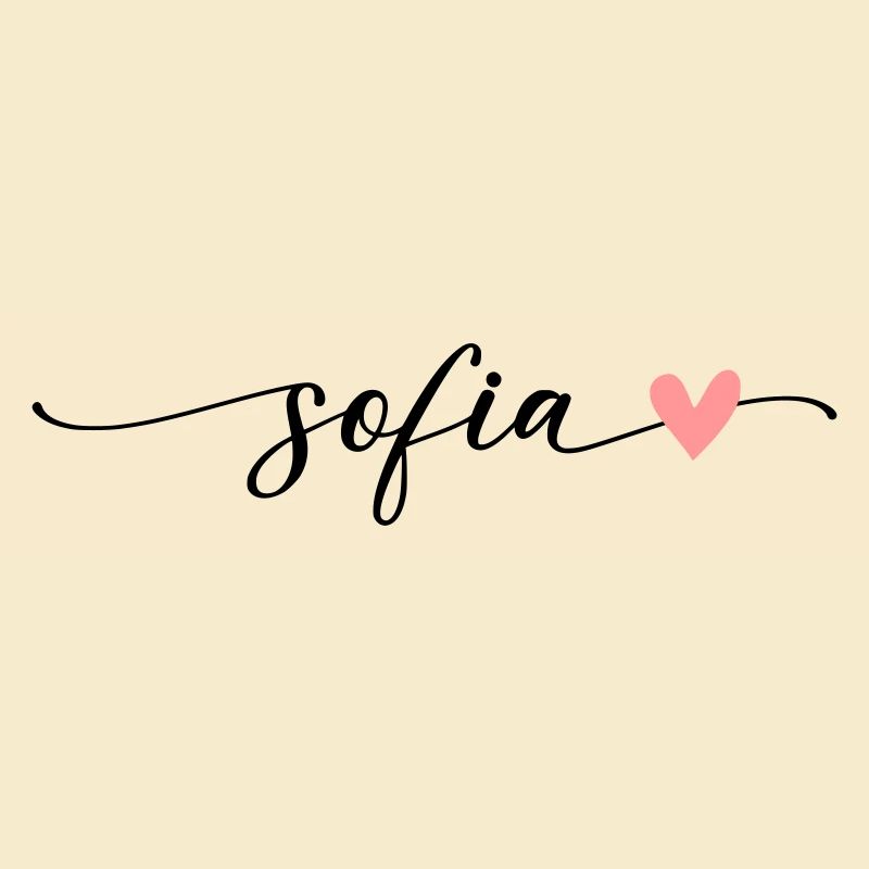 Sofia Name Calligraphy Font