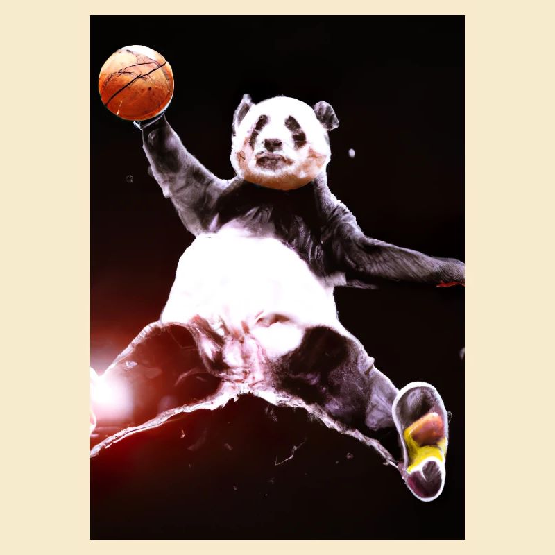 Basketball Dunk Panda