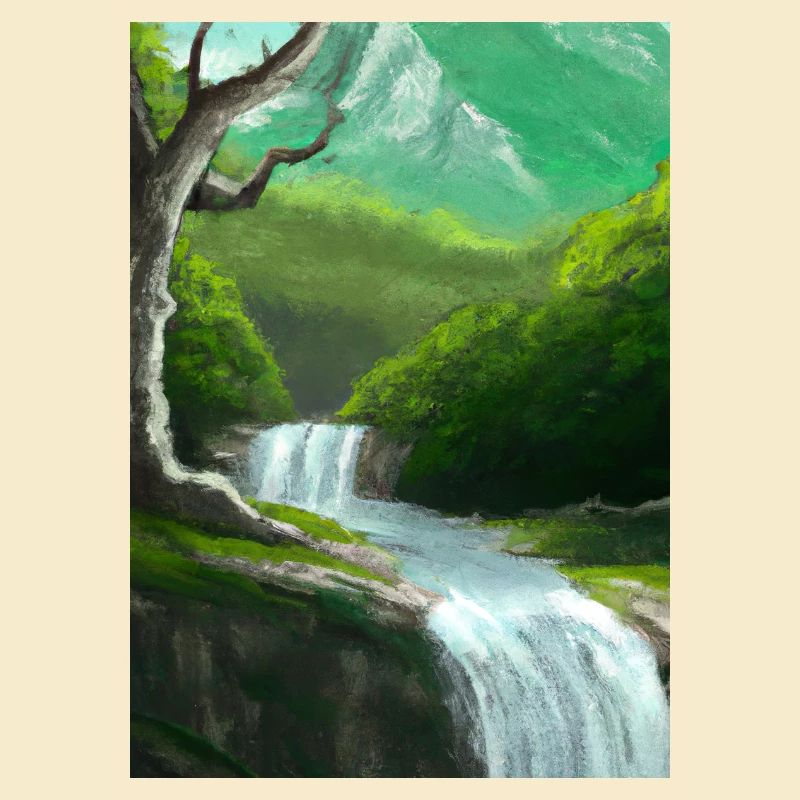 Forest River Wasserfall