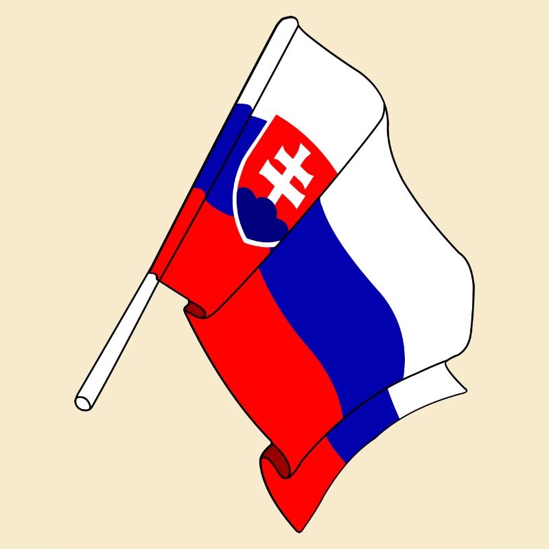 Flagge der Slowakei