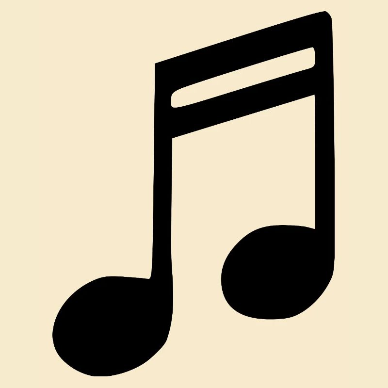 Music Note Music Note Black