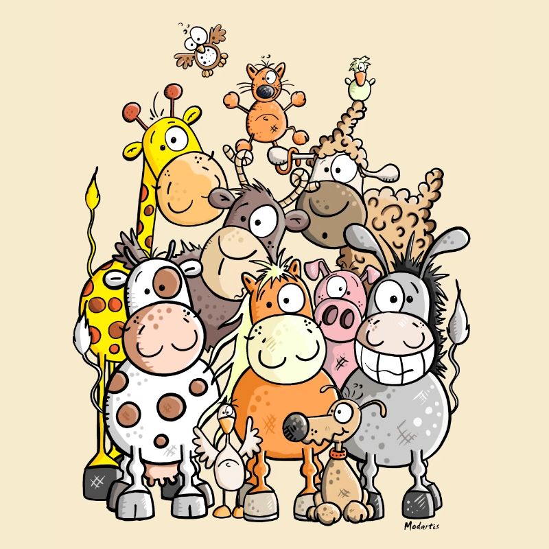 Tas géant de l'animal