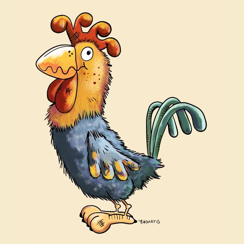 Funny Rooster