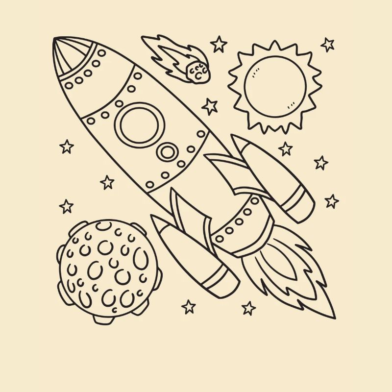Rakete Weltraum Spaceship