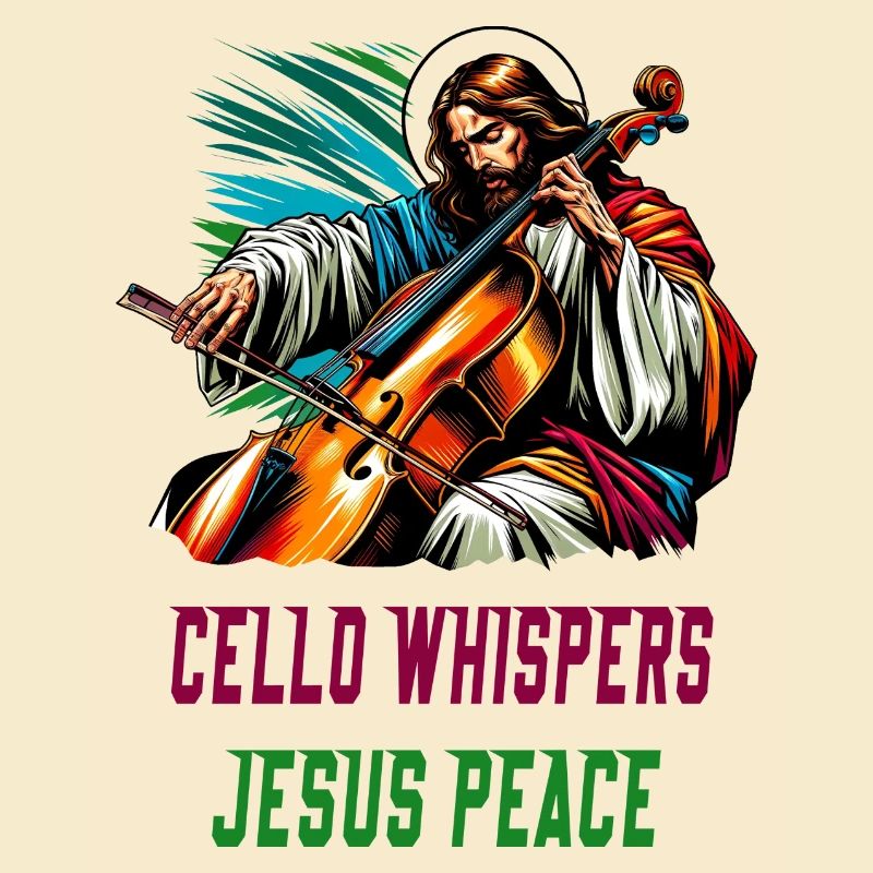 Le violoncelle murmure la paix à Jésus
