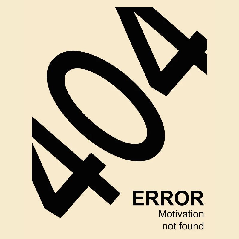 404 Error Motivation not found Lustiger IT Spruch
