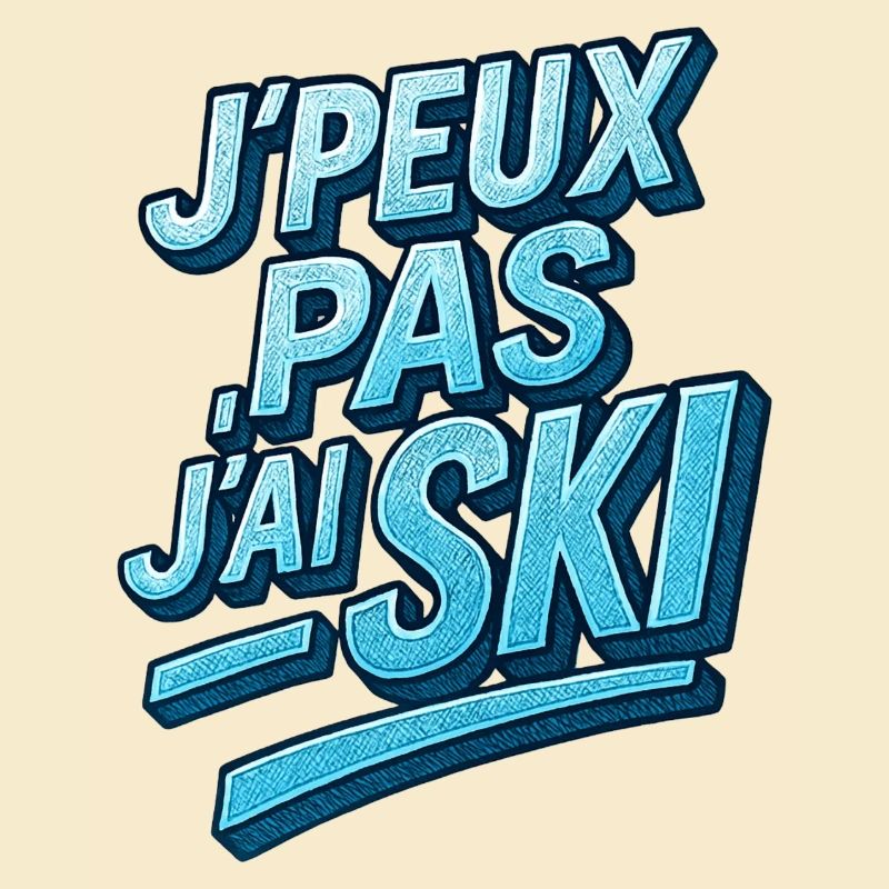 I can't I ski