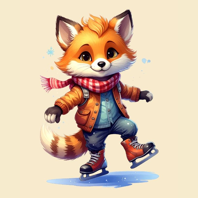 Fox skating