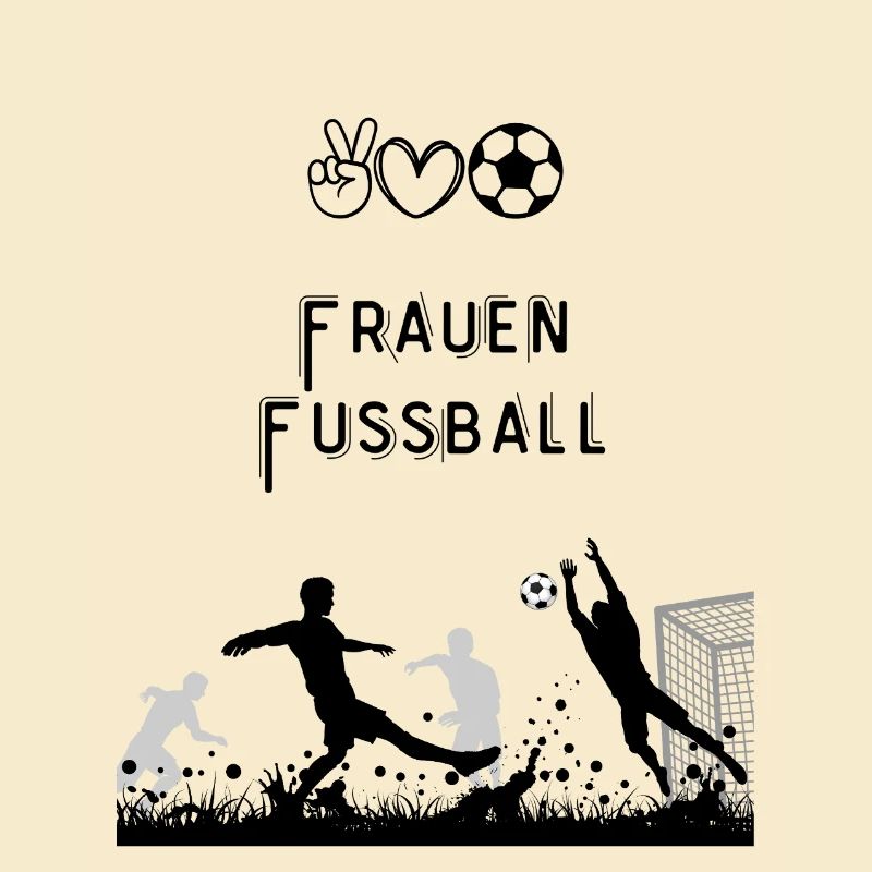 Fußballsilhouette vor dem Tor