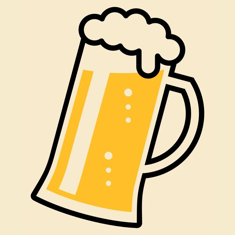 Maßkrug (Bier / Bierseidel / Bierglas / R /// 2C) 