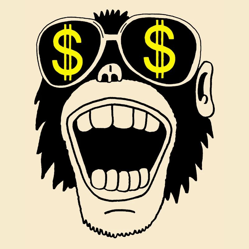 Monkey with glasses