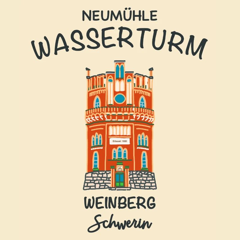 Schwerin, Wasserturm auf dem Weinberg