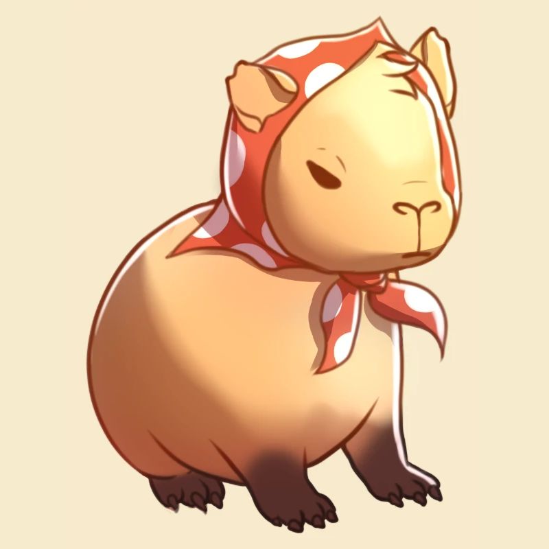 Babbushkapybara Babushka Capybara