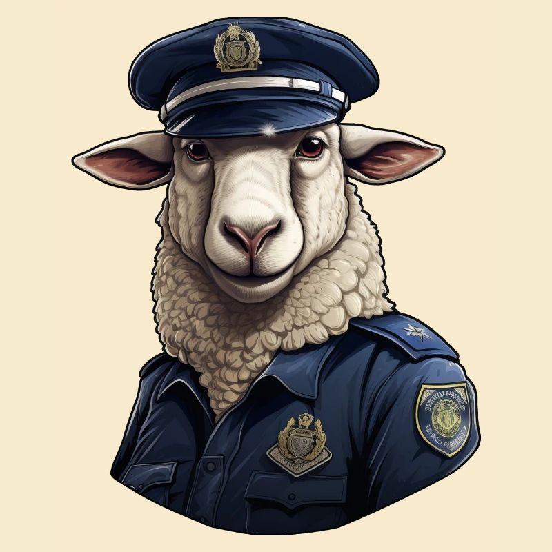 Polizei Schaf