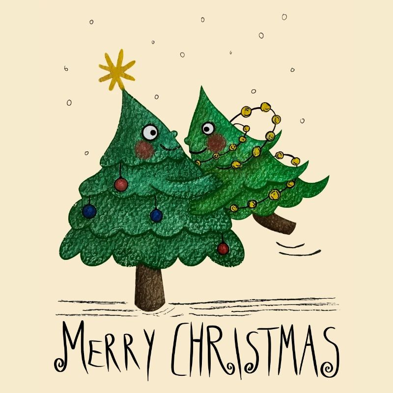 Arbre de Noël Amour Joyeux Noël