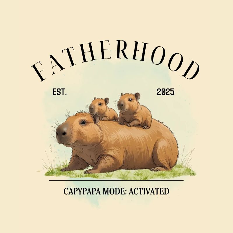 Paternité EST. 2025 – Mode Capypapa activé