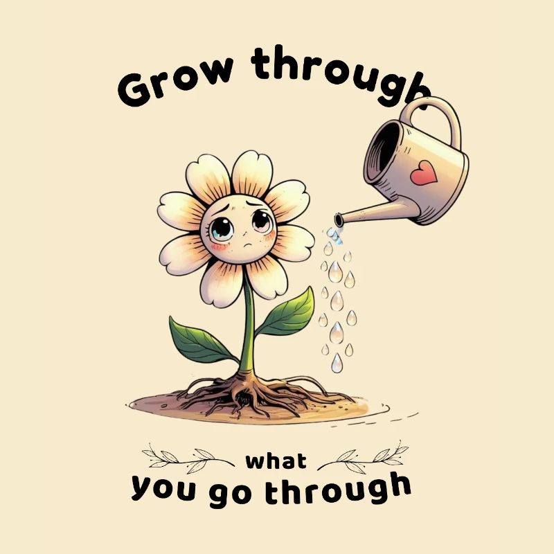 Self-love grows with every tear