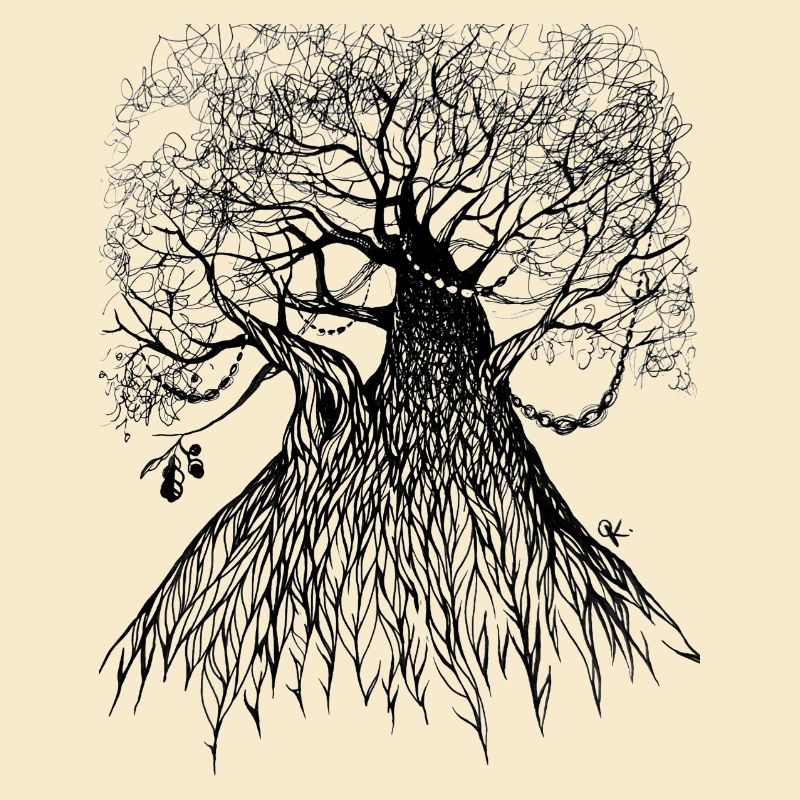 Baum Eiche Froschperspektive