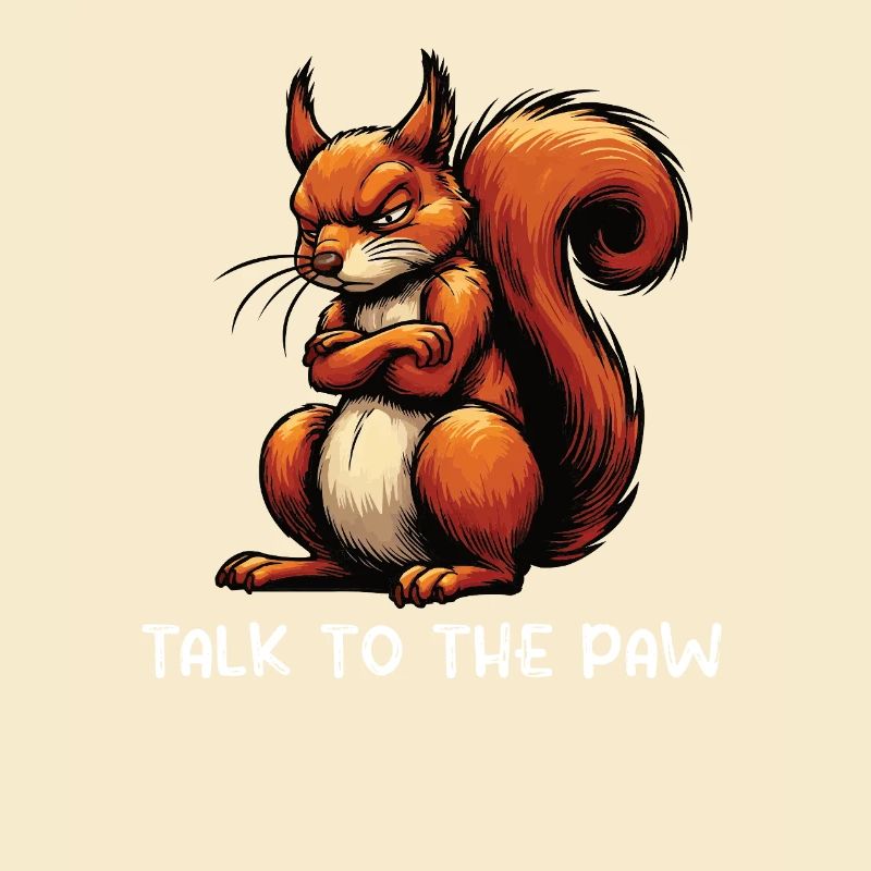 Talk to the Paw Eichhörnchen Eichhorn Nagetier