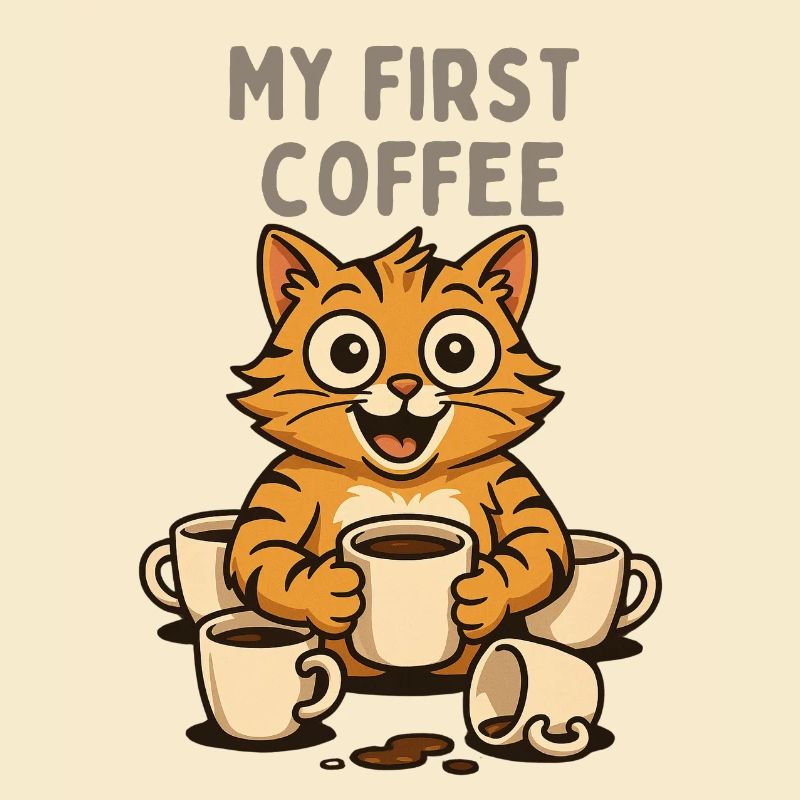 Mon premier chat de café