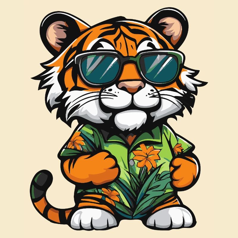 Vacances de Tiger Comic