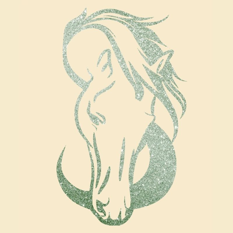 silhouette Cheval amour infini 