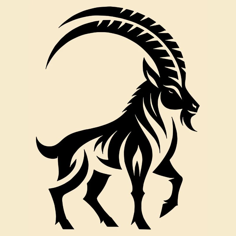 Sternzeichen Steinbock Tattoo