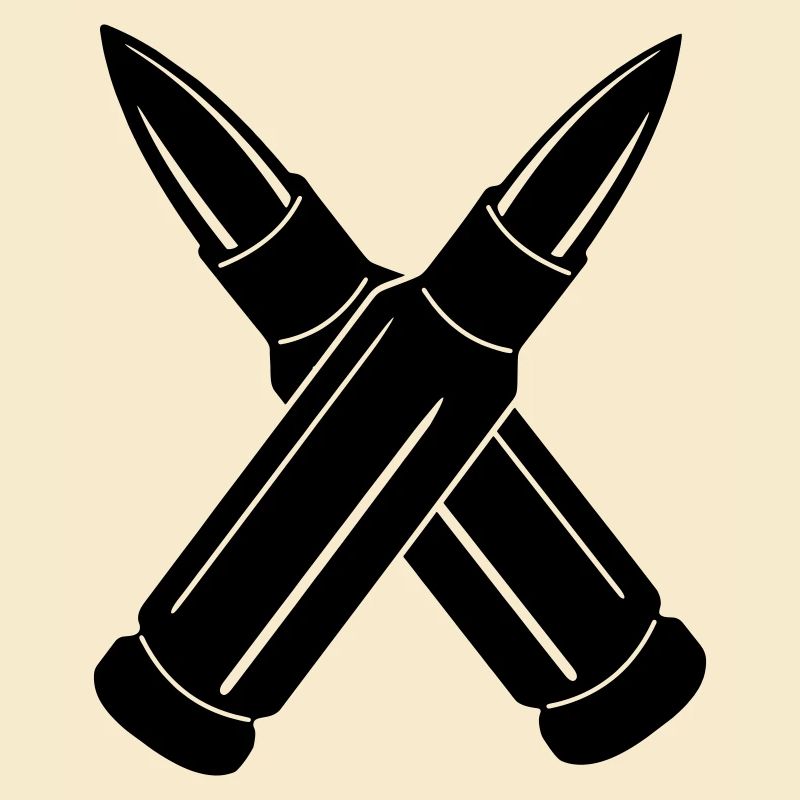 Two bullets crossed