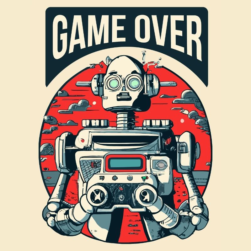 Robot game over
