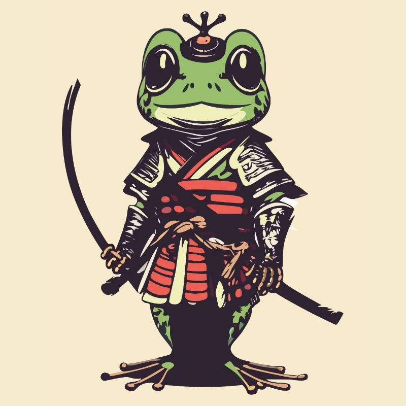 Grenouille samouraï