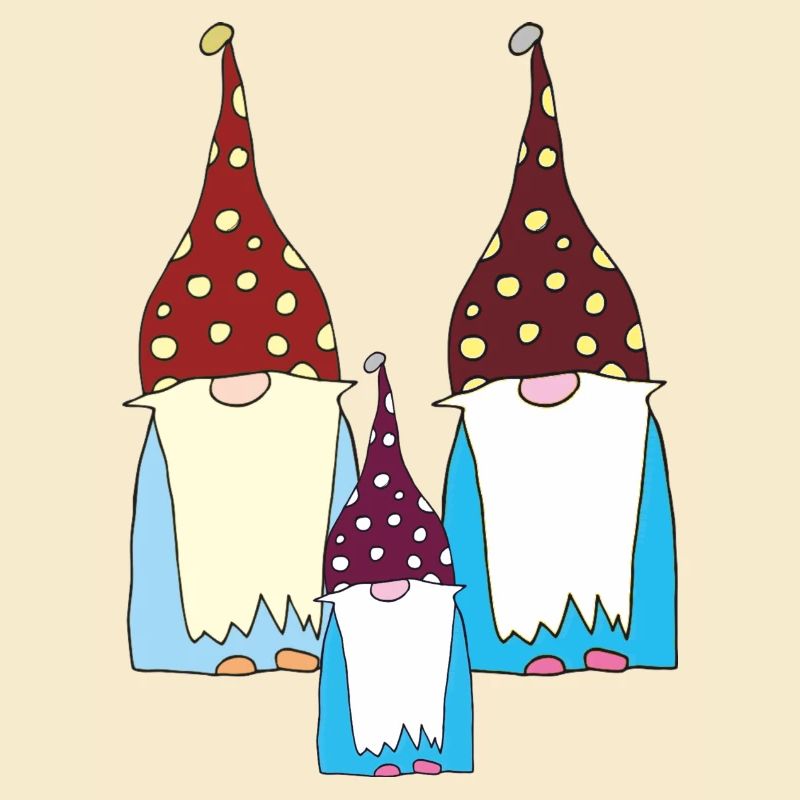 Gnomes nains grands et petits