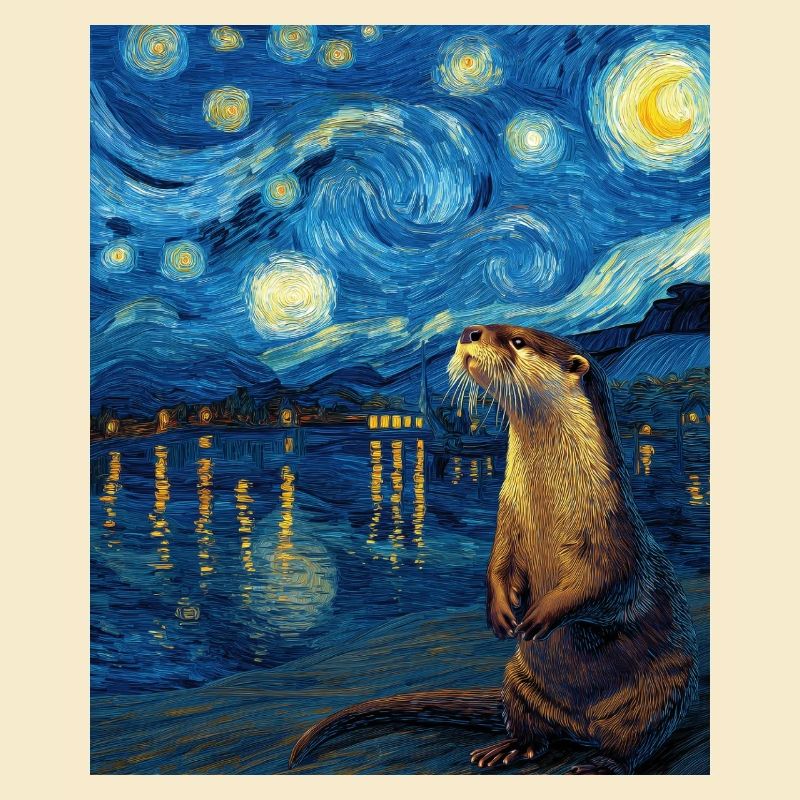 Loutre Van Gogh